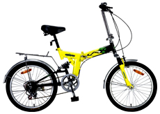 20"steel 6 speed suspension folding bikes